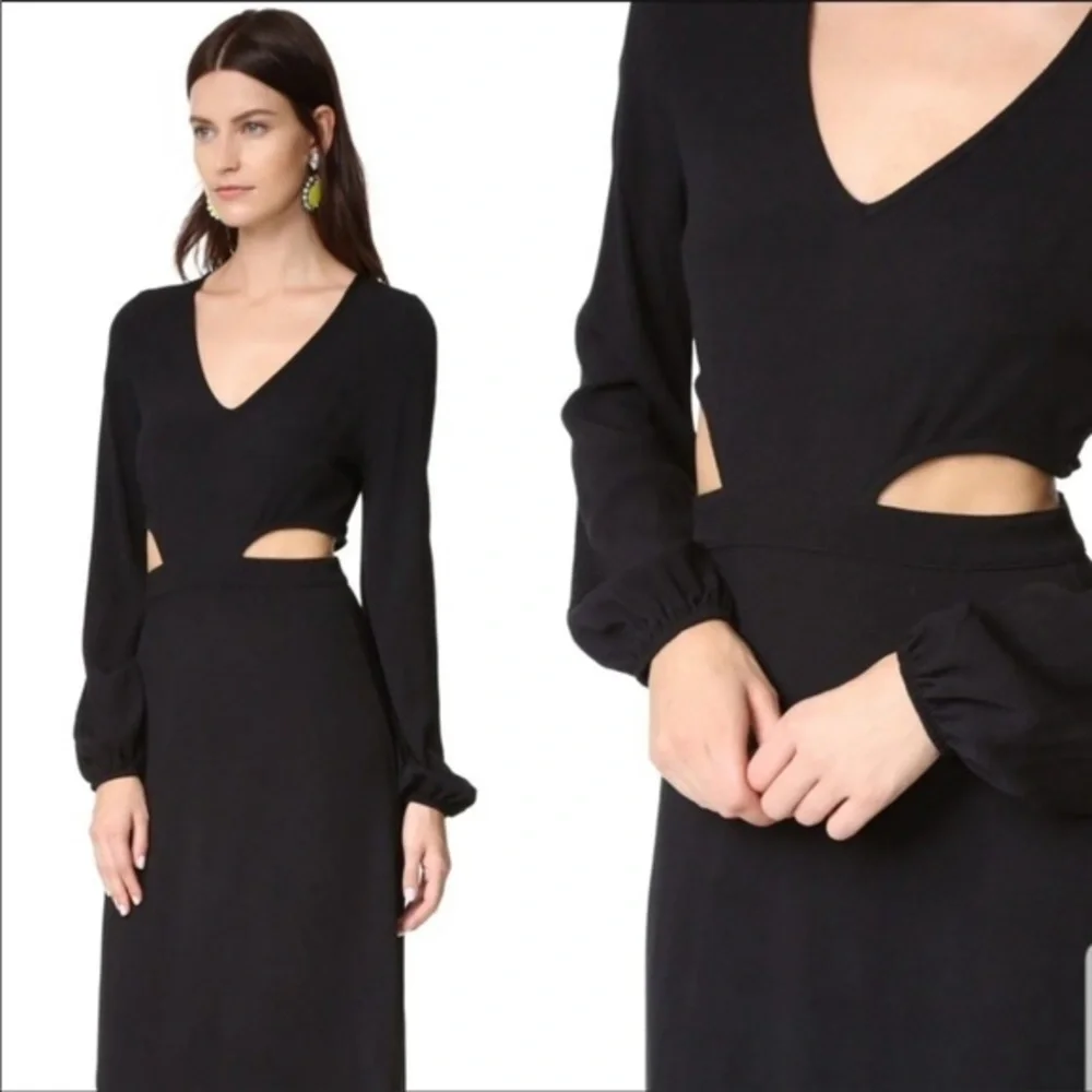 Wildfox cutout black maxi festival dress. - Picture 5 of 8
